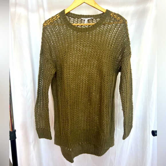 BCBGeneration Sweaters - Olive Green Knit Sweater